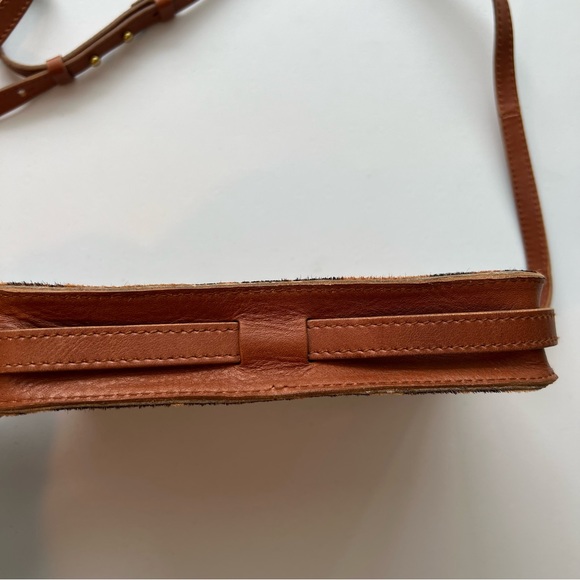 NWT Madewell Simple Leopard Print Genuine Calf Hair Crossbody Bag - Picture 15 of 17